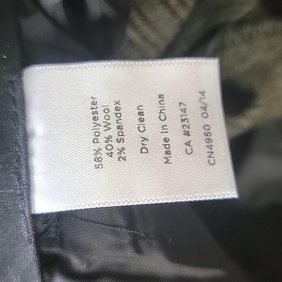 TALBOTS HERITAGE Glen Plaid Windowpane Straight Leg Office Business Dress Pants - Picture 8 of 8